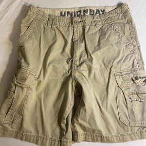 Size 36 Unionbay Khaki Shorts